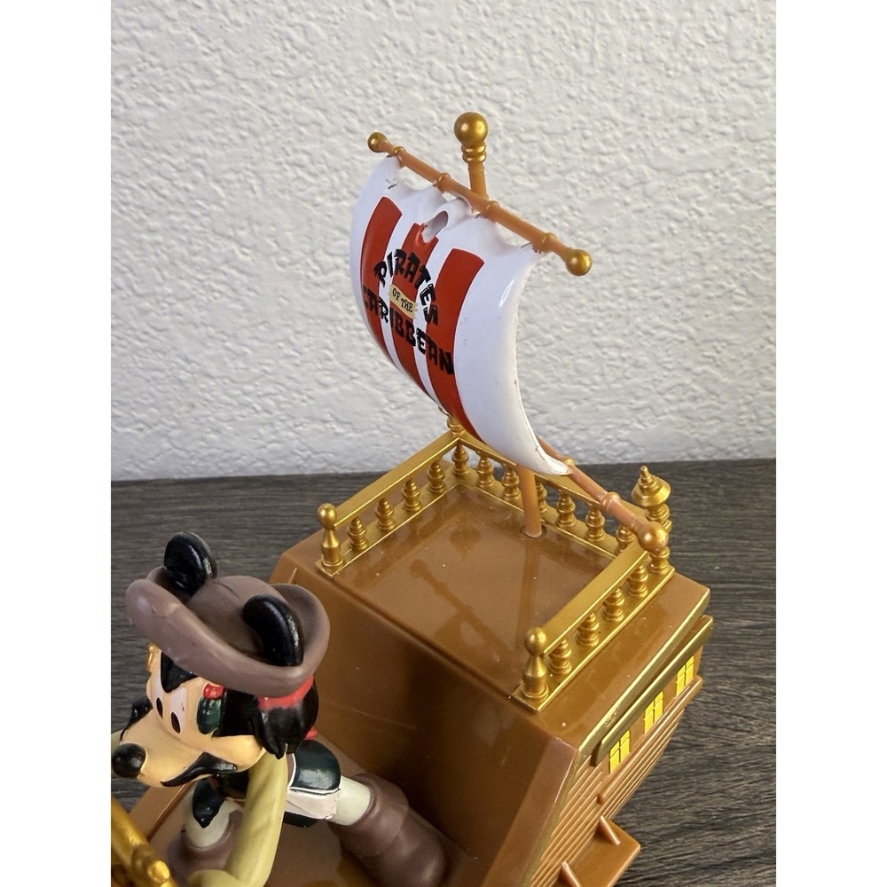 Disney Parks Pirates of the Caribbean Mickey Pullback Pirate Ship toy - Picture 7 of 11